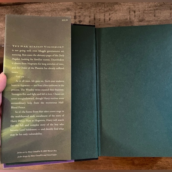 Harry Potter and the Half-Blood Prince Hardcover Book - Picture 5 of 5